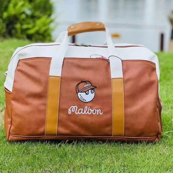 Malbon Golf Clothing Bag Outdoor Sports Large Capacity Tennis Carryall 1pc - Picture 3 of 6